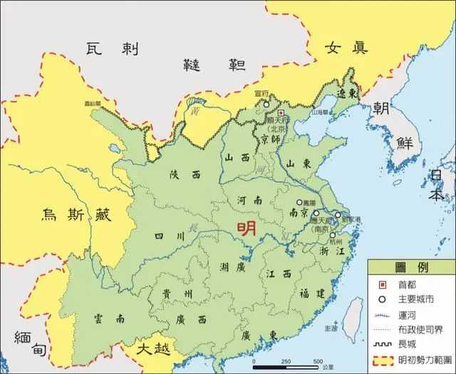 各種各樣的明朝版圖：為啥明朝的地圖就那么難統(tǒng)一