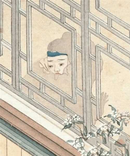百年前的清朝女鬼圖，放大10倍看她在做什么？網友：越看越瘆人