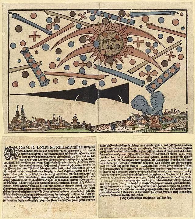 1561年紐倫堡的UFO空中大戰目擊事件