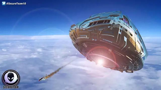 UFO 飛走后留下地球沒有的『外星物體』！