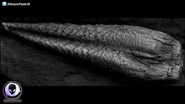 UFO 飛走后留下地球沒有的『外星物體』！